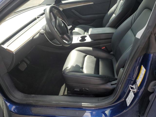 5YJ3E1EB2MF044880 - 2021 TESLA MODEL 3 蓝色 照片 7