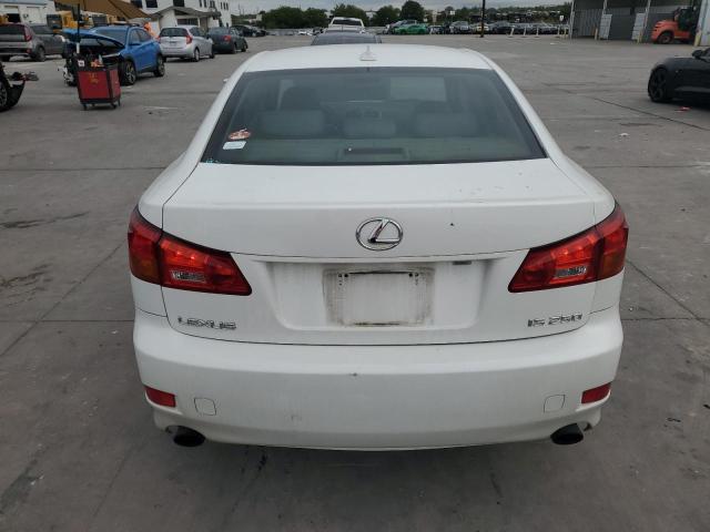 JTHBK262182058561 - 2008 LEXUS IS 250 WHITE photo 6