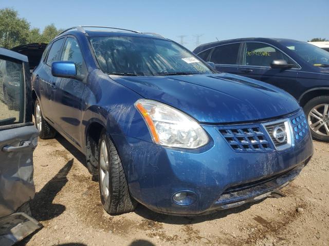 JN8AS58V48W121431 - 2008 NISSAN ROGUE S BLUE photo 4