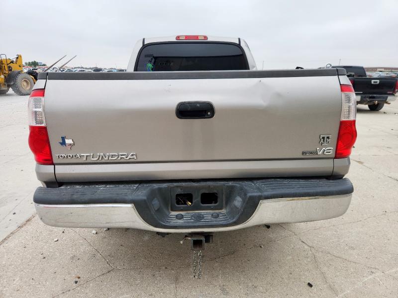 5TBET34116S513645 - 2006 TOYOTA TUNDRA DOUBLE CAB SR5 SILVER photo 6