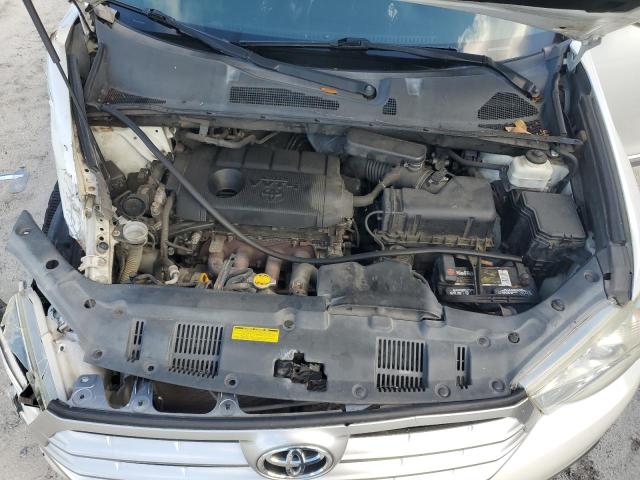 5TDZA3EH5BS009751 - 2011 TOYOTA HIGHLANDER BASE თეთრი ფოტო 12