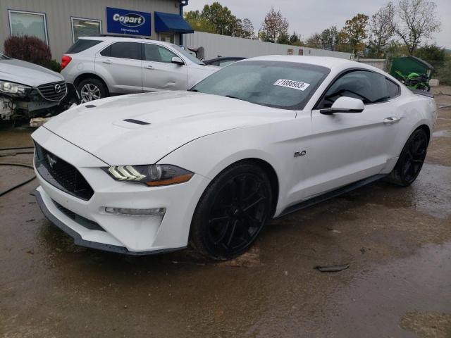 1FA6P8CF3J5126691 - 2018 FORD MUSTANG GT WHITE photo 1