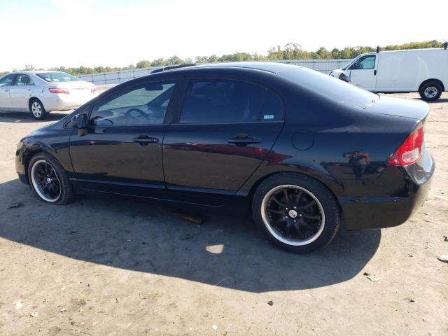 1HGFA16878L023202 - 2008 HONDA CIVIC EX BLACK photo 2