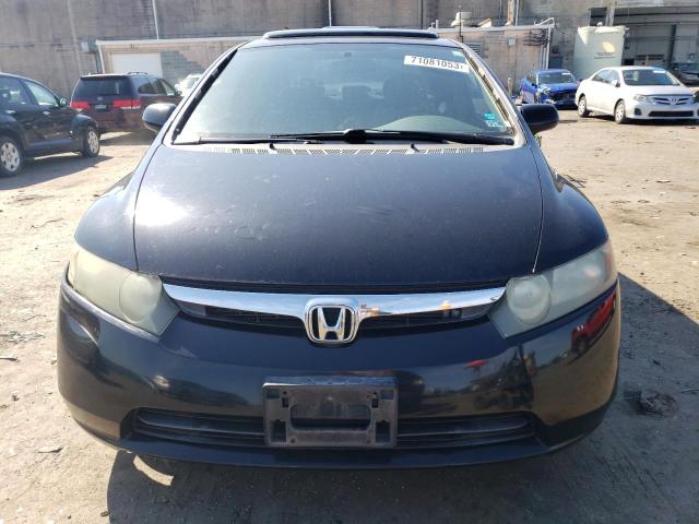 1HGFA16878L023202 - 2008 HONDA CIVIC EX BLACK photo 5