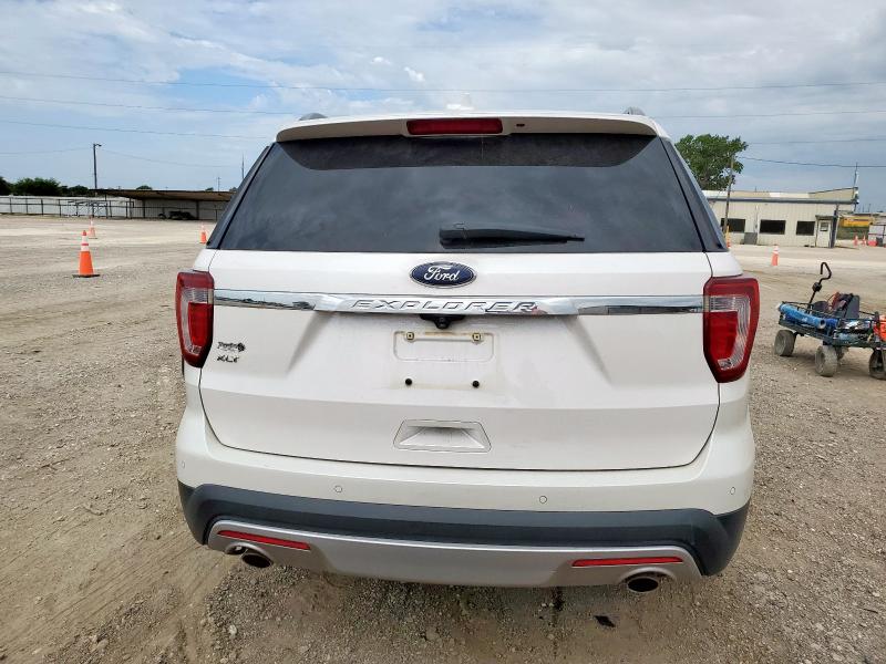 1FM5K7D80HGD02668 - 2017 FORD EXPLORER XLT WHITE photo 6