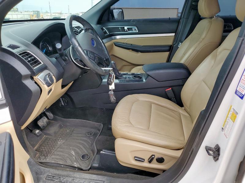 1FM5K7D80HGD02668 - 2017 FORD EXPLORER XLT WHITE photo 7