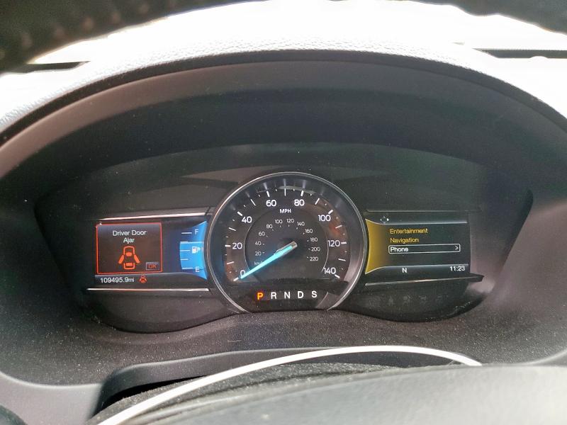 1FM5K7D80HGD02668 - 2017 FORD EXPLORER XLT WHITE photo 9