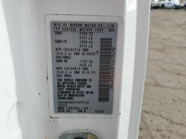 3N63M0ZN3FK693192 - 2015 CHEVROLET CITY EXPRE LT 白色 照片 13