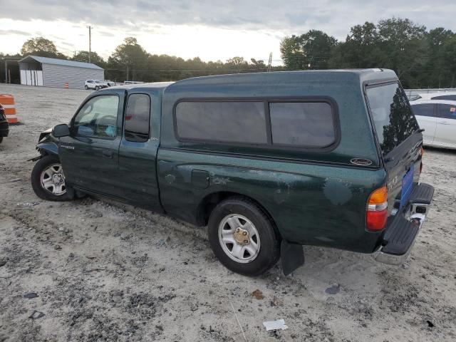 5TEVL52N72Z085960 - 2002 TOYOTA TACOMA XTRACAB GREEN photo 2
