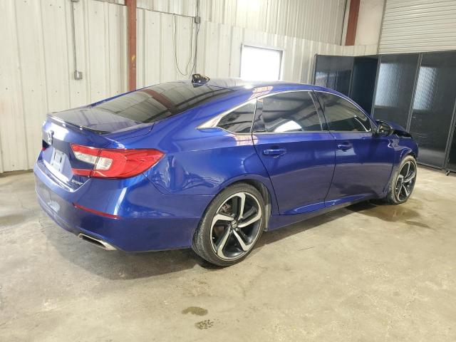 1HGCV1F33NA030909 - 2022 HONDA ACCORD SPORT BLUE photo 3