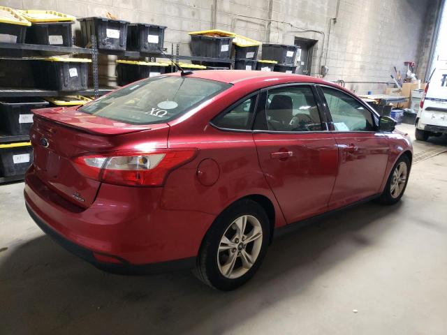 1FAHP3F2XCL378022 - 2012 FORD FOCUS SE RED photo 3