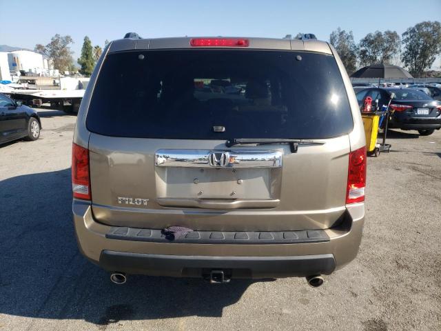 5FNYF3H79BB016335 - 2011 HONDA PILOT EXLN TAN photo 6