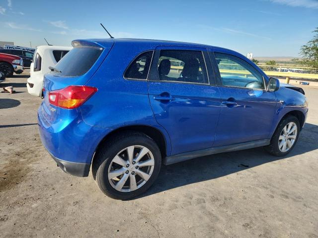 4A4AP3AU8FE024358 - 2015 MITSUBISHI OUTLANDER ES BLUE photo 3