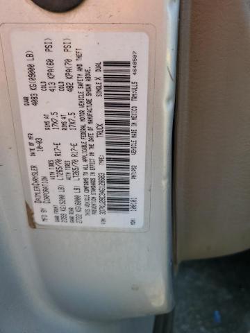 3D7KU28C34G128683 - 2004 DODGE RAM 2500 ST 银色 照片 12