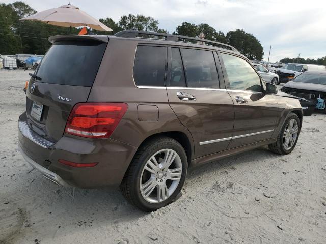 WDCGG8JB8FG439577 - 2015 MERCEDES-BENZ GLK 350 4MATIC BROWN photo 3