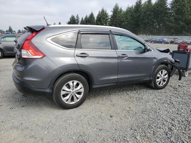 2HKRM4H77DH680346 - 2013 HONDA CR-V EXL CHARCOAL photo 3