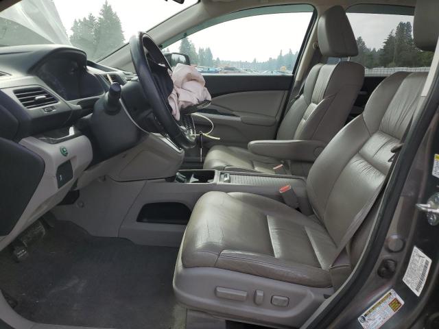 2HKRM4H77DH680346 - 2013 HONDA CR-V EXL CHARCOAL photo 7