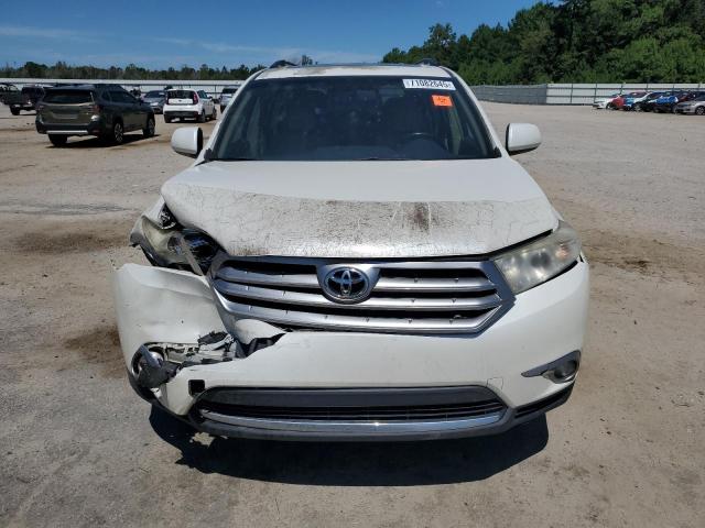 5TDZK3EH5DS134166 - 2013 TOYOTA HIGHLANDER BASE Սպիտակ լուսանկար 5