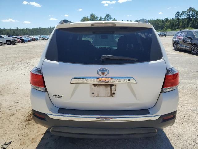 5TDZK3EH5DS134166 - 2013 TOYOTA HIGHLANDER BASE Սպիտակ լուսանկար 6