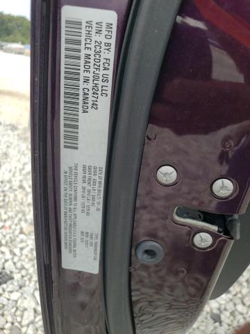 2C3CDZFJ0LH247142 - 2020 DODGE CHALLENGER R/T SCAT PACK PURPLE photo 12