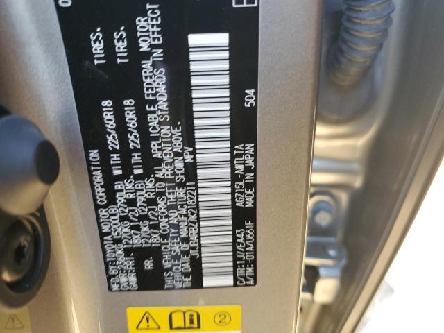 JTJBARBZ7K2182211 - 2019 LEXUS NX 300 BASE Gümüş foto 13