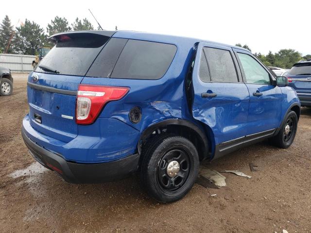 1FM5K8AT4EGC38676 - 2014 FORD EXPLORER POLICE INTERCEPTOR 蓝色 照片 3