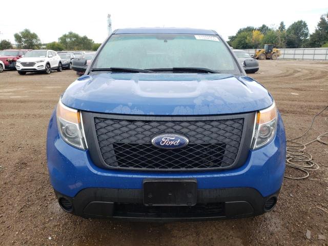 1FM5K8AT4EGC38676 - 2014 FORD EXPLORER POLICE INTERCEPTOR 蓝色 照片 5