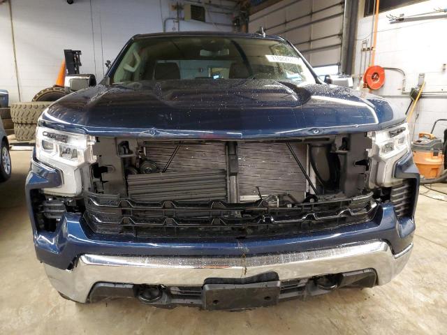 1GCPDKEKXNZ614288 - 2022 CHEVROLET SILVERADO K1500 LT-L BLUE photo 5