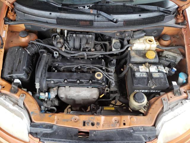 KL1TD66658B093346 - 2008 CHEVROLET AVEO BASE ORANGE photo 11