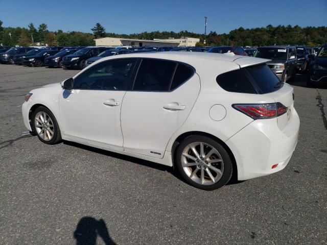 JTHKD5BH5B2028072 - 2011 LEXUS CT 200 WHITE photo 2