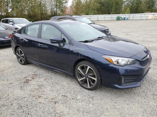 4S3GKAM63L3603945 - 2020 SUBARU IMPREZA SPORT BLUE photo 4