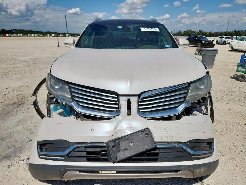 2LMPJ6LR8HBL54030 - 2017 LINCOLN MKX RESERVE Beyaz fotoğraf 5