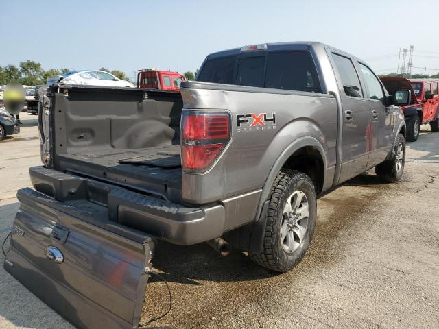 1FTFW1EF6BFD29278 - 2011 FORD F150 SUPERCREW GRAY photo 3