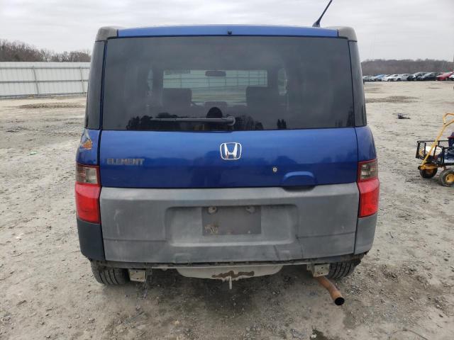 5J6YH28384L013146 - 2004 HONDA ELEMENT LX BLUE photo 6