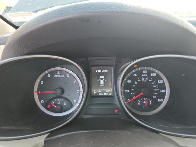5XYZTDLB9DG038961 - 2013 HYUNDAI SANTA FE S GRAY photo 9
