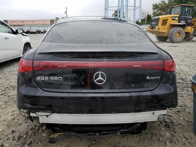 W1KCG4EB3NA006389 - 2022 MERCEDES-BENZ EQS SEDAN 580 4MATIC BLACK photo 6