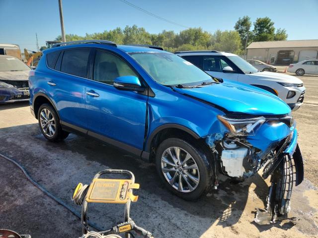 JTMYFREV8JJ212683 - 2018 TOYOTA RAV4 LIMITED BLUE photo 4