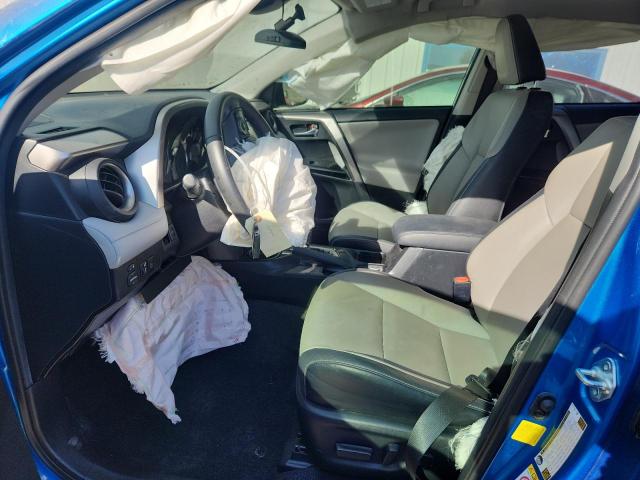 JTMYFREV8JJ212683 - 2018 TOYOTA RAV4 LIMITED BLUE photo 7