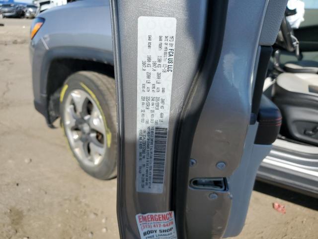 3C4NJDCB7KT679083 - 2019 JEEP COMPASS LIMITED فضي صورة 12
