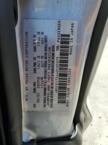 JM1FE173440105079 - 2004 MAZDA RX8 Gümüş fotoğraf 12