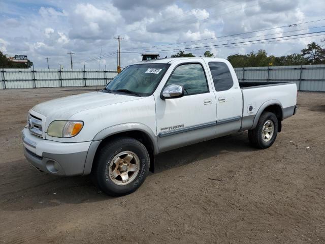 5TBRT34144S455786 - 2004 TOYOTA TUNDRA ACCESS CAB SR5 WHITE photo 1