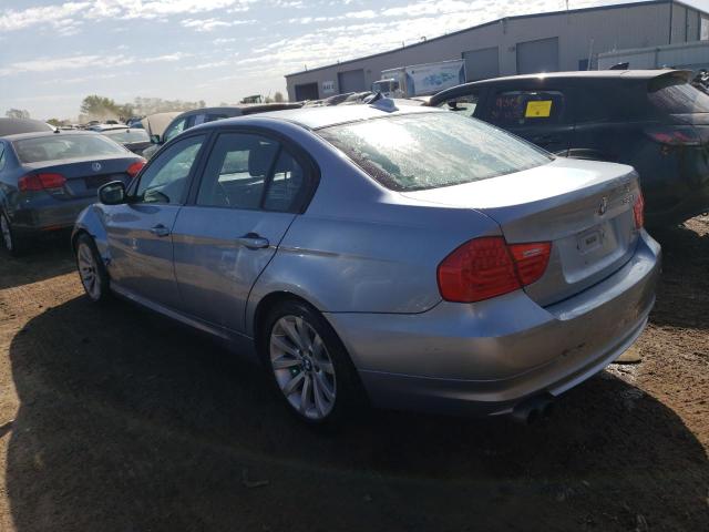 WBAPK7C55BF223852 - 2011 BMW 328 XI BLUE photo 2