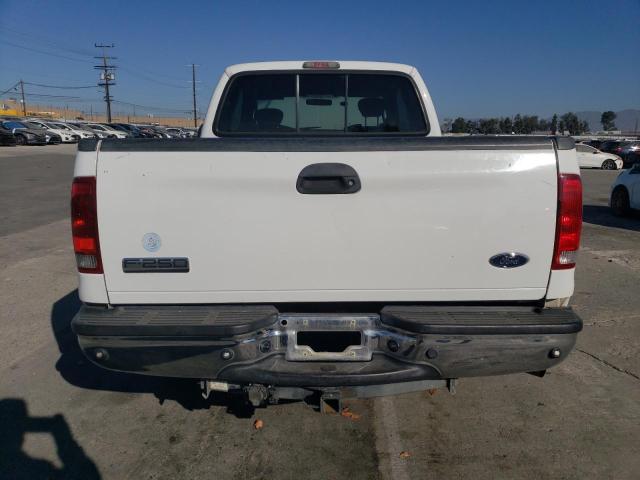 1FTSX21506ED82150 - 2006 FORD F250 SUPER DUTY WHITE photo 6