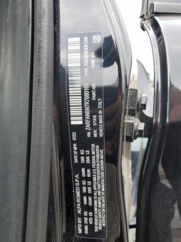 ZARFANBN7R7680163 - 2024 ALFA ROMEO GIULIA TI 黑色 照片 13