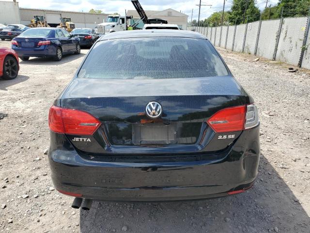3VWDP7AJ4CM362554 - 2012 VOLKSWAGEN JETTA SE BLACK photo 6