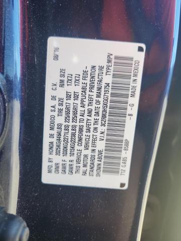 3CZRM3H5XGG719754 - 2016 HONDA CR-V EX BLUE photo 13