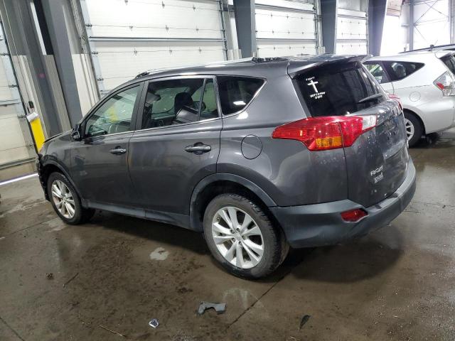 2T3DFREV4EW202464 - 2014 TOYOTA RAV4 LIMITED GRAY photo 2