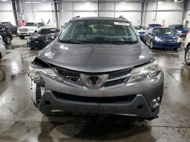 2T3DFREV4EW202464 - 2014 TOYOTA RAV4 LIMITED GRAY photo 5