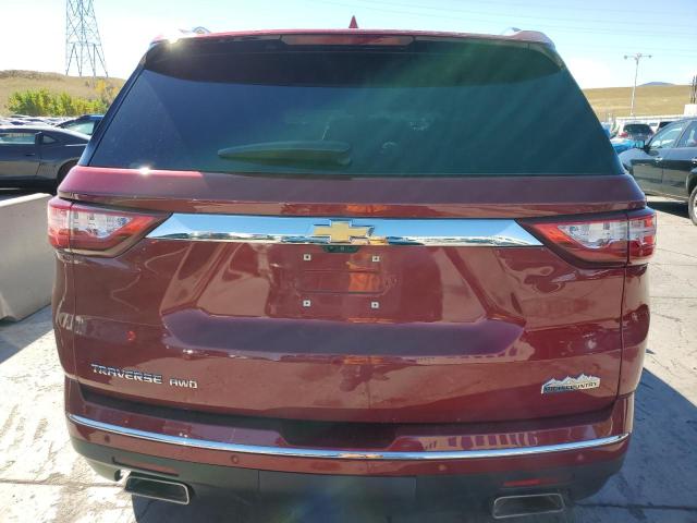 1GNEVJKW7KJ123653 - 2019 CHEVROLET TRAVERSE HIGH COUNTRY BURGUNDY photo 6