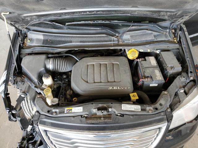 2C4RC1BG8ER156704 - 2014 CHRYSLER TOWN & COU TOURING შავი ფოტო 12